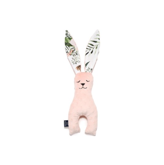 SMALL BUNNY POWDER PINK MINKY WILD BLOSSOM